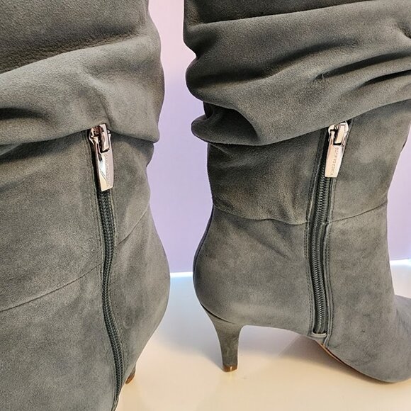 Vince Camuto Spruce Suede Heeled Boot Size 8 - Picture 7 of 9